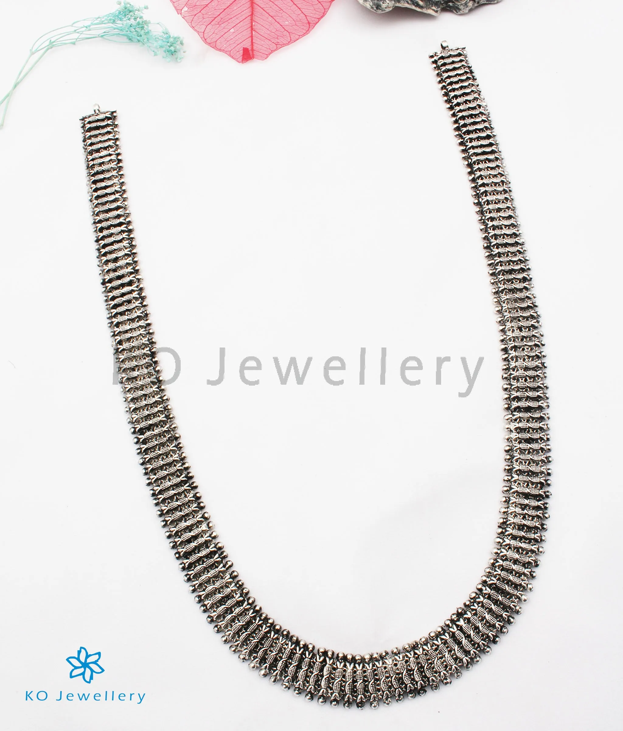 The Prashanti Silver Necklace/Waistbelt (Oxidised)