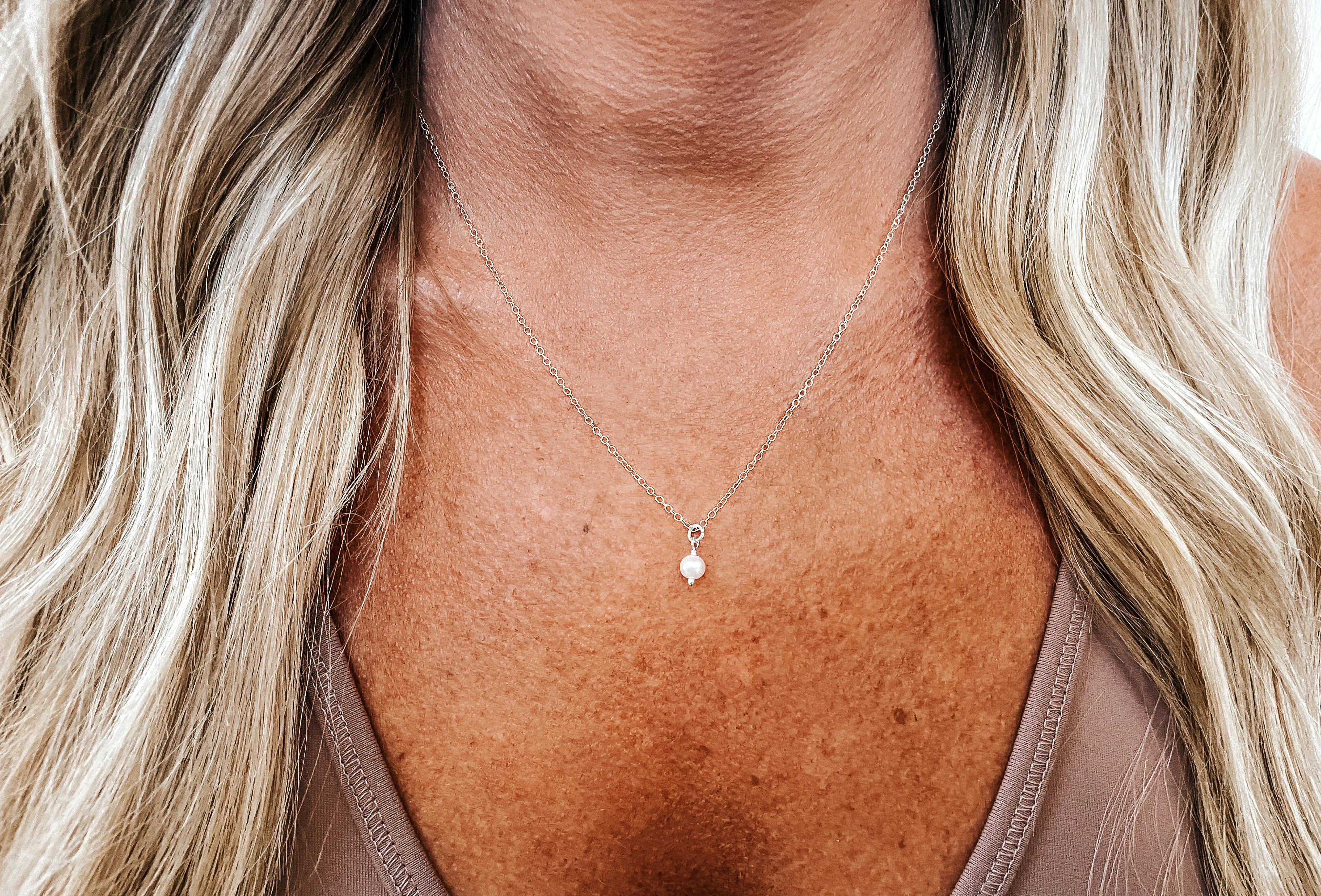 Tiny Pearl Necklace