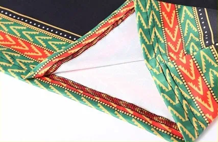 Traditional African Kitenge Dashiki Print Dress Design Fitted Above Knee