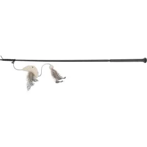 Trixie Cat Playing Rod with Fish, Plastic, Fabric & Catnip, XXL 65 cm