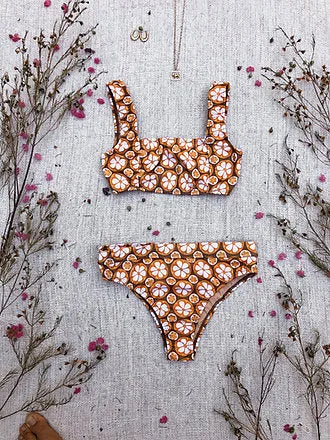 Two Piece Bottom in Sweet Orange