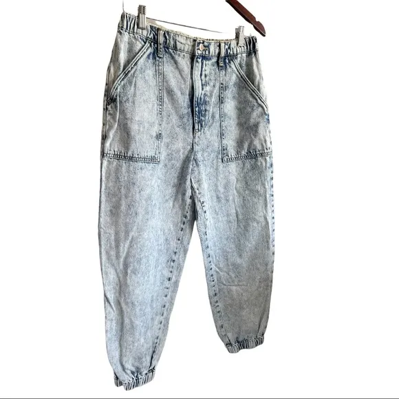 Urban BDG High Rise Balloon Fit Denim Joggers Size L