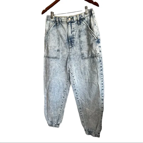 Urban BDG High Rise Balloon Fit Denim Joggers Size L