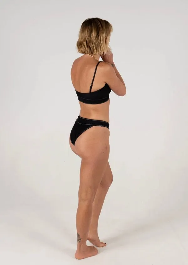 Vacay Bikini Bottoms Black