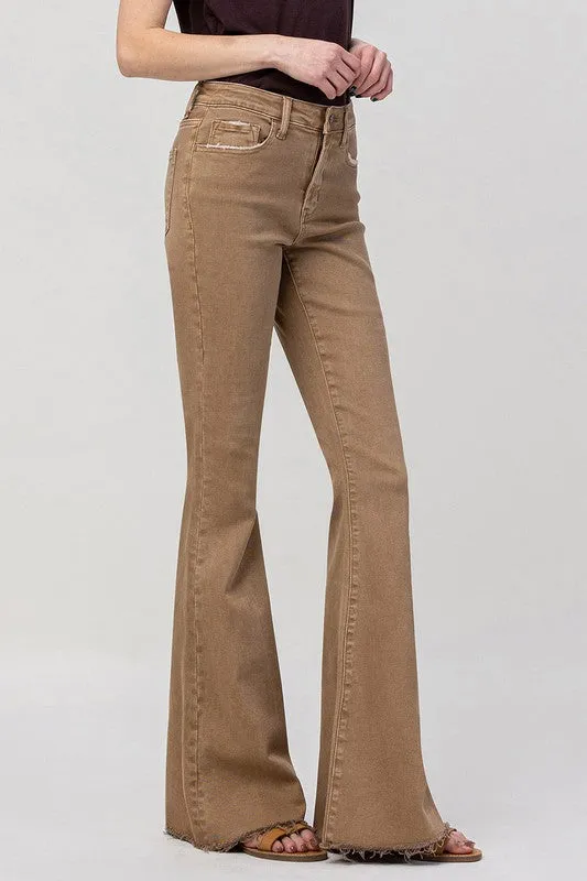 VERVET by Flying Monkey High Rise Super Flare Jeans