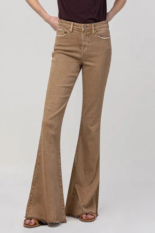 VERVET by Flying Monkey High Rise Super Flare Jeans