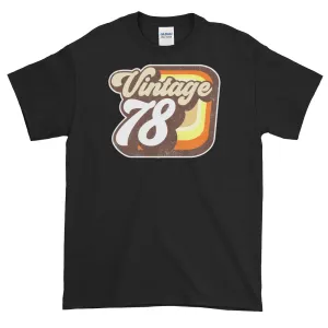 Vintage 1978 Retro Birthday Short-Sleeve T-Shirt