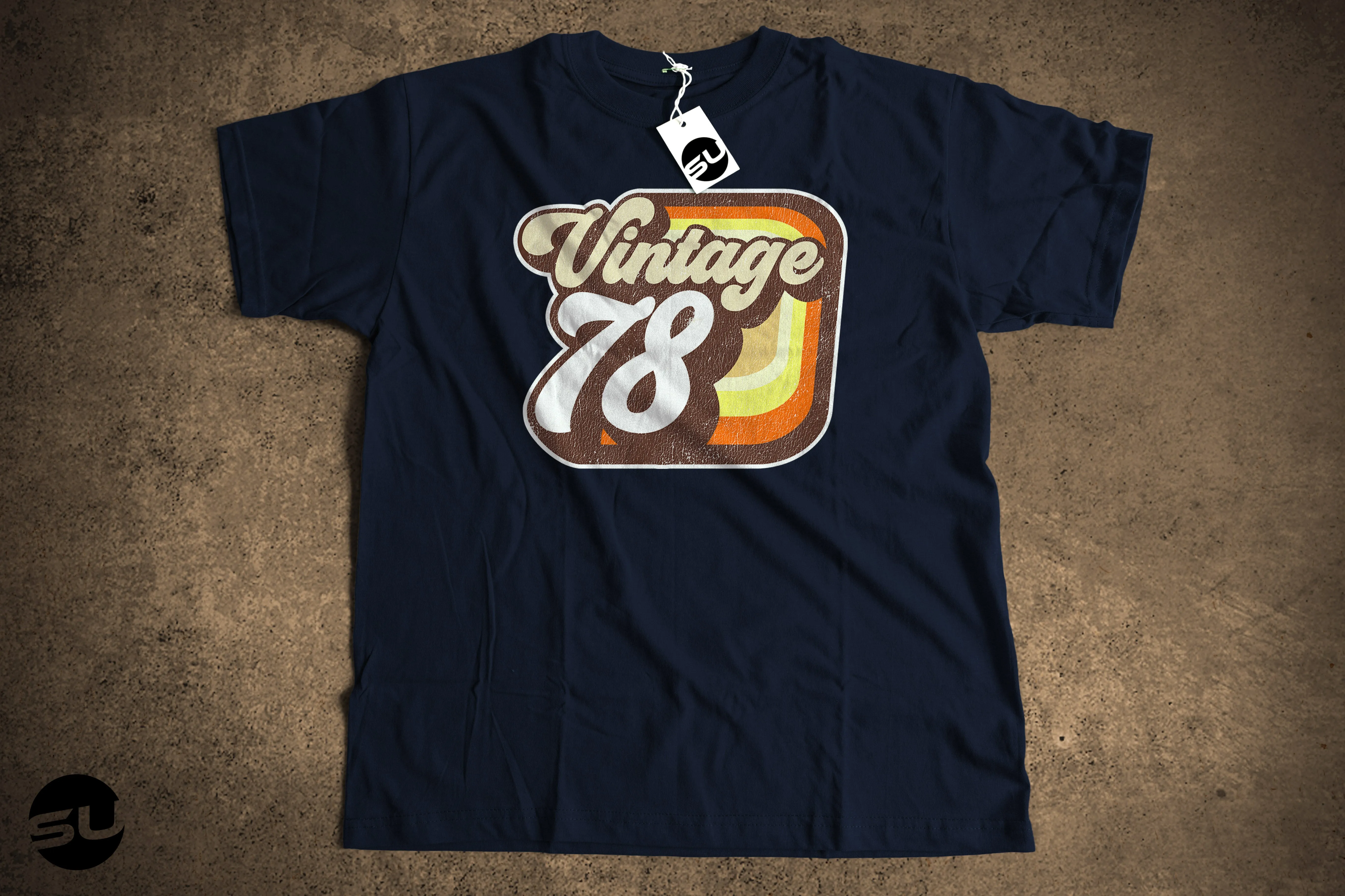 Vintage 1978 Short-Sleeve Retro T-Shirt