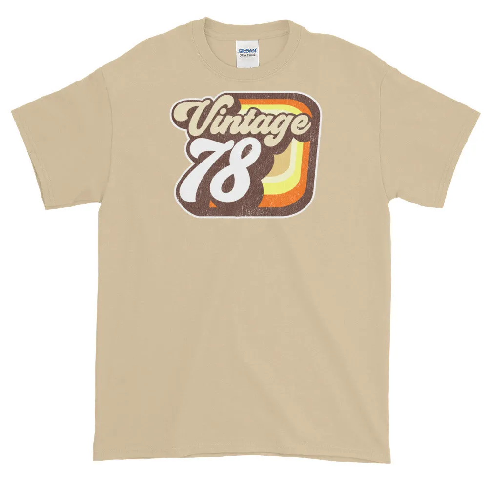 Vintage 1978 Short-Sleeve Retro T-Shirt