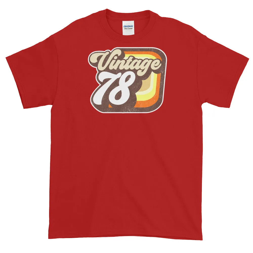 Vintage 1978 Short-Sleeve Retro T-Shirt