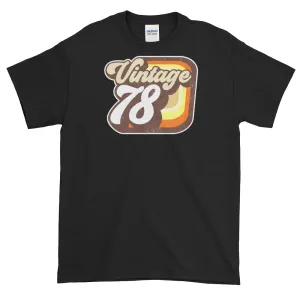 Vintage 1978 Short-Sleeve Retro T-Shirt