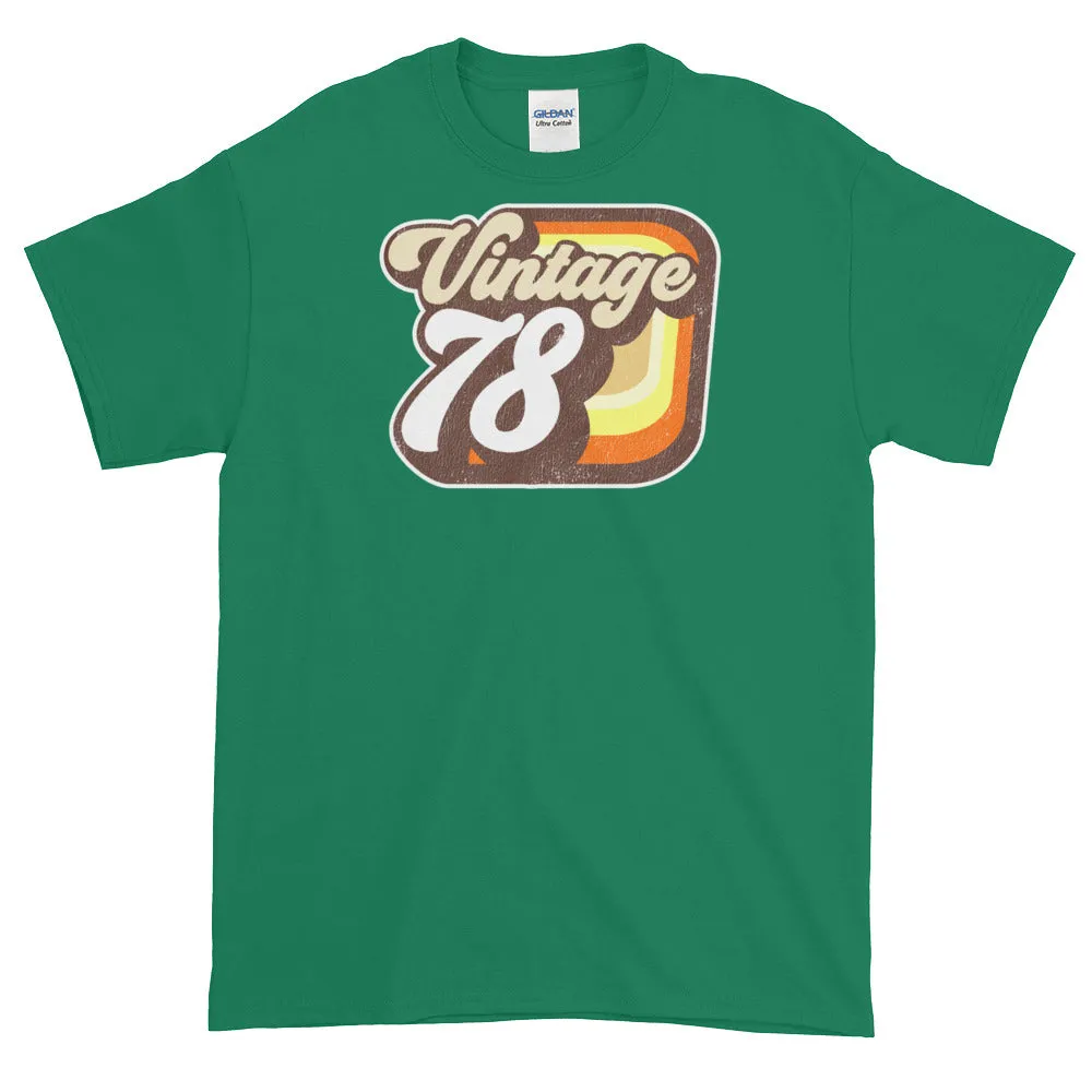 Vintage 1978 Short-Sleeve Retro T-Shirt