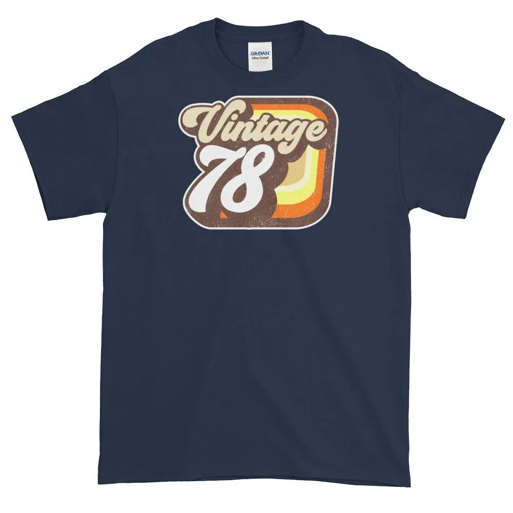 Vintage 1978 Short-Sleeve Retro T-Shirt