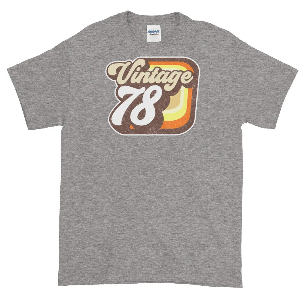 Vintage 1978 Short-Sleeve Retro T-Shirt