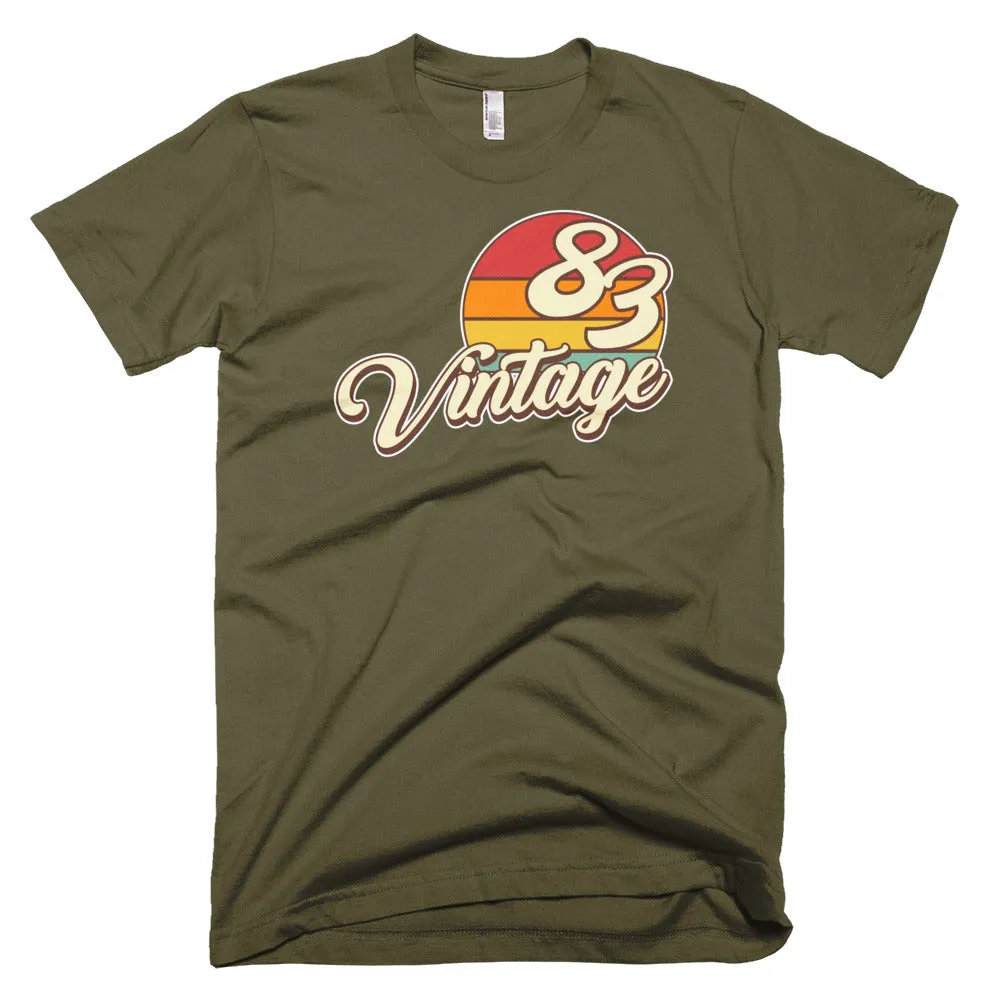 Vintage 1983 Retro Birthday Short-Sleeve T-Shirt