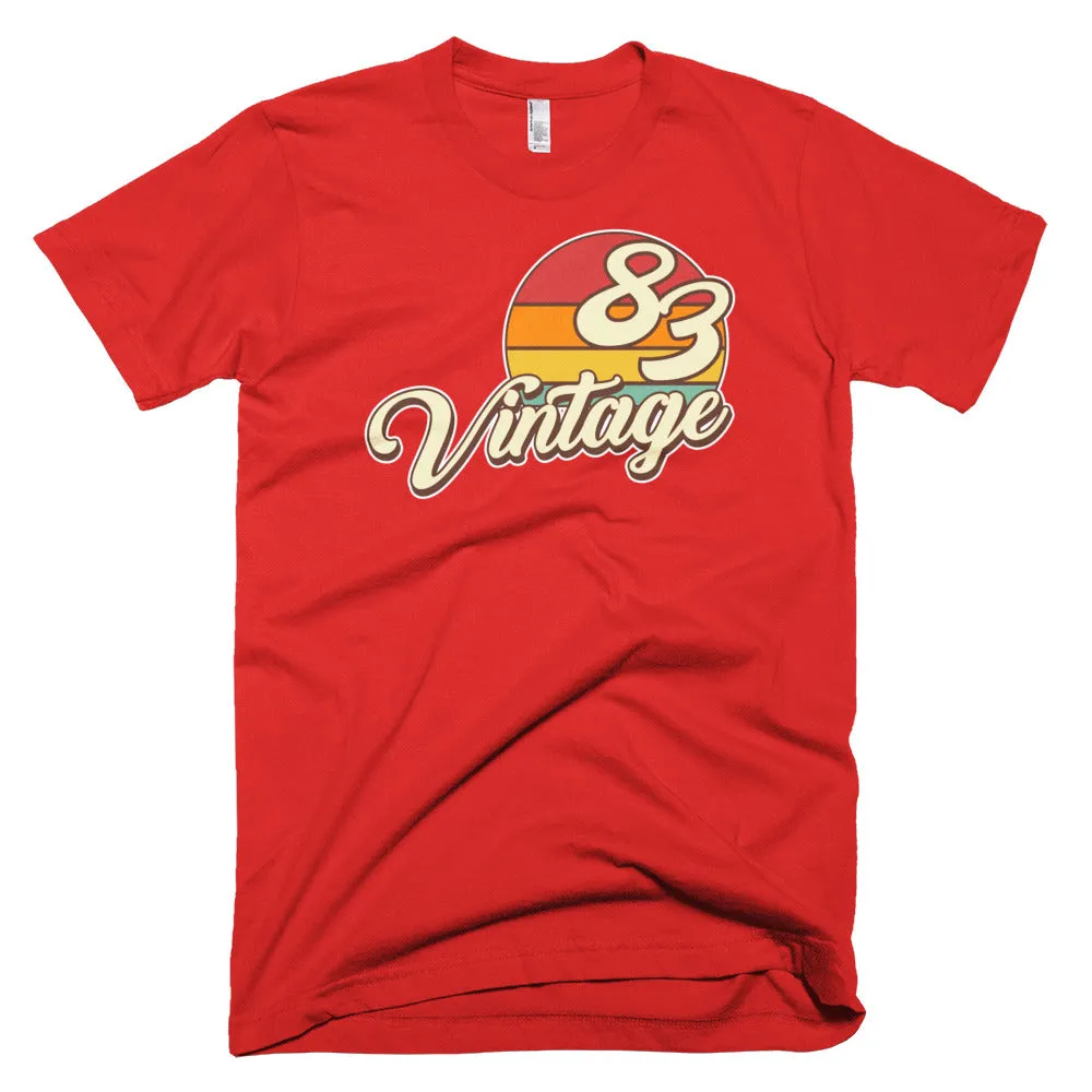 Vintage 1983 Retro Birthday Short-Sleeve T-Shirt