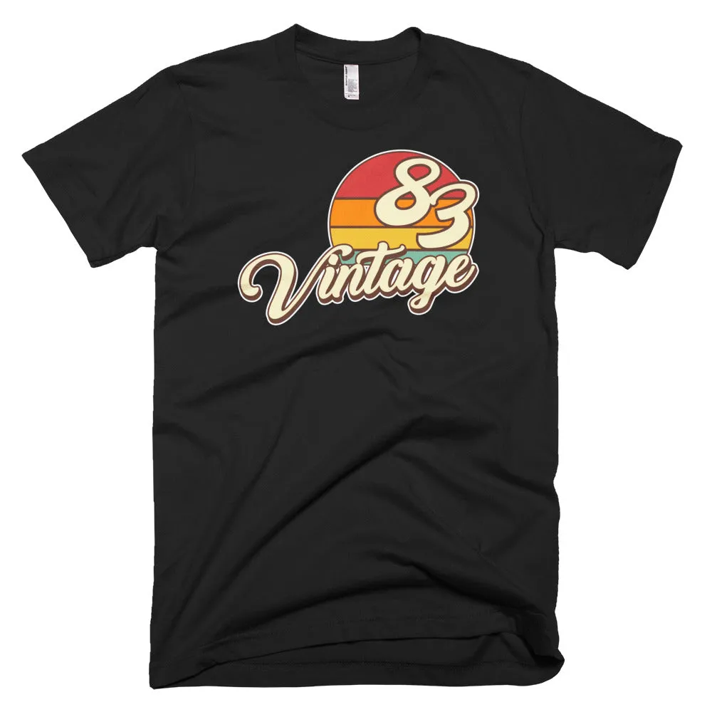 Vintage 1983 Retro Birthday Short-Sleeve T-Shirt