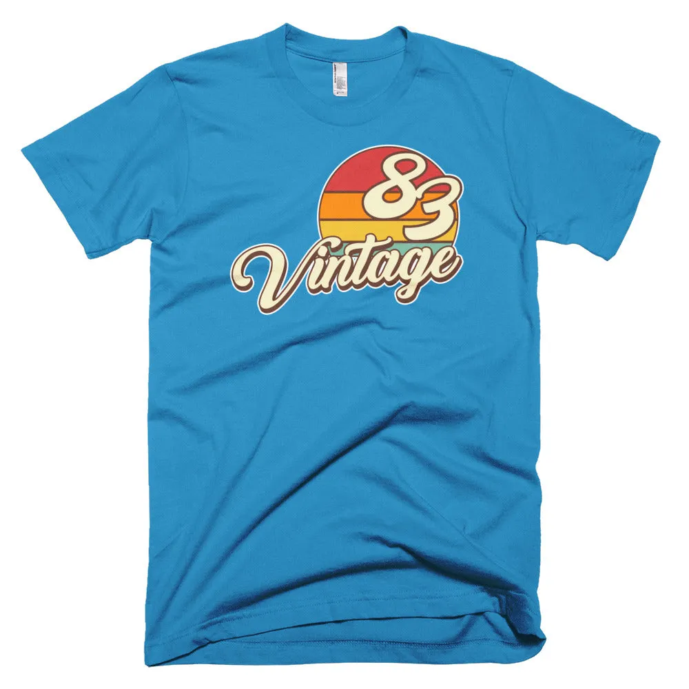 Vintage 1983 Retro Birthday Short-Sleeve T-Shirt
