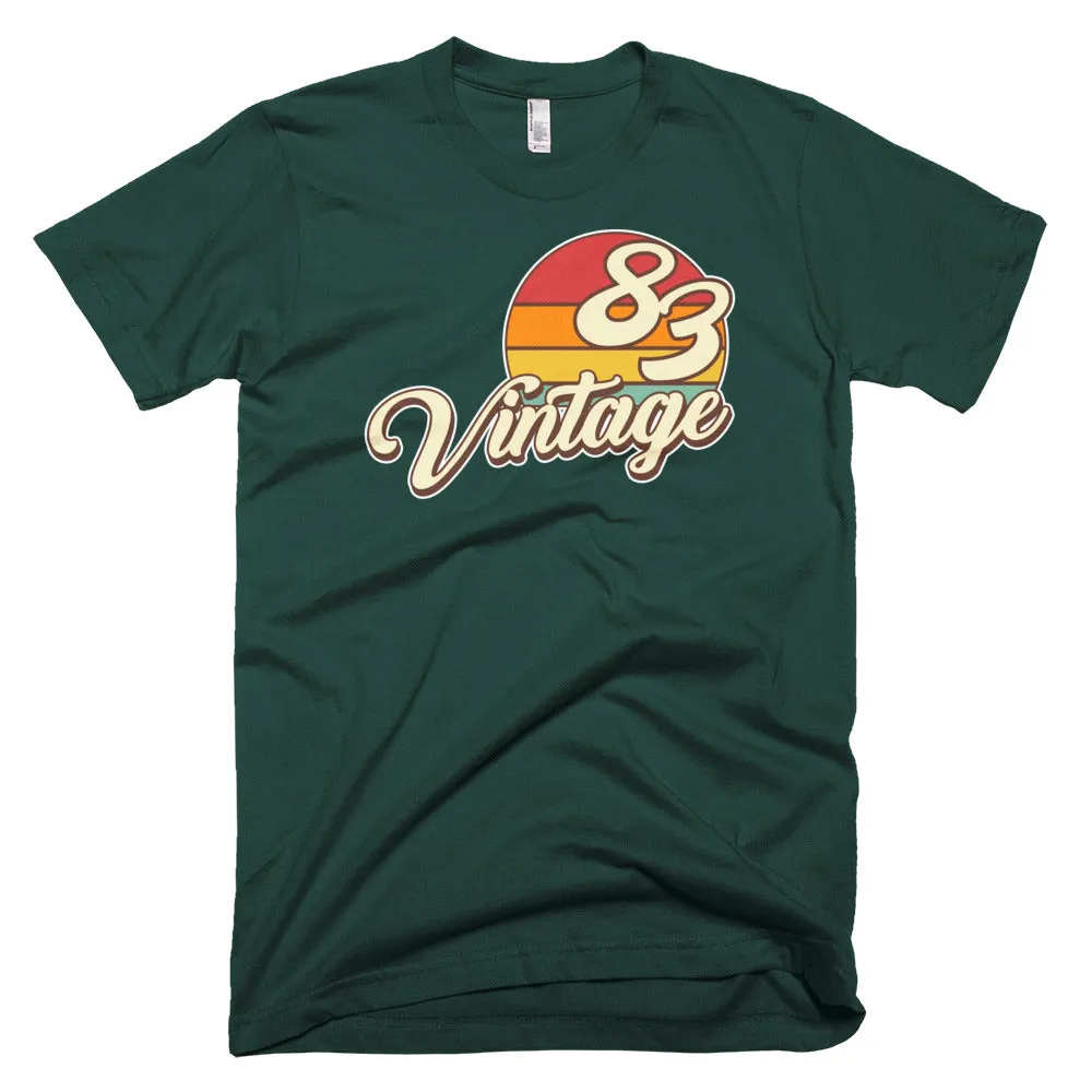 Vintage 1983 Retro Birthday Short-Sleeve T-Shirt