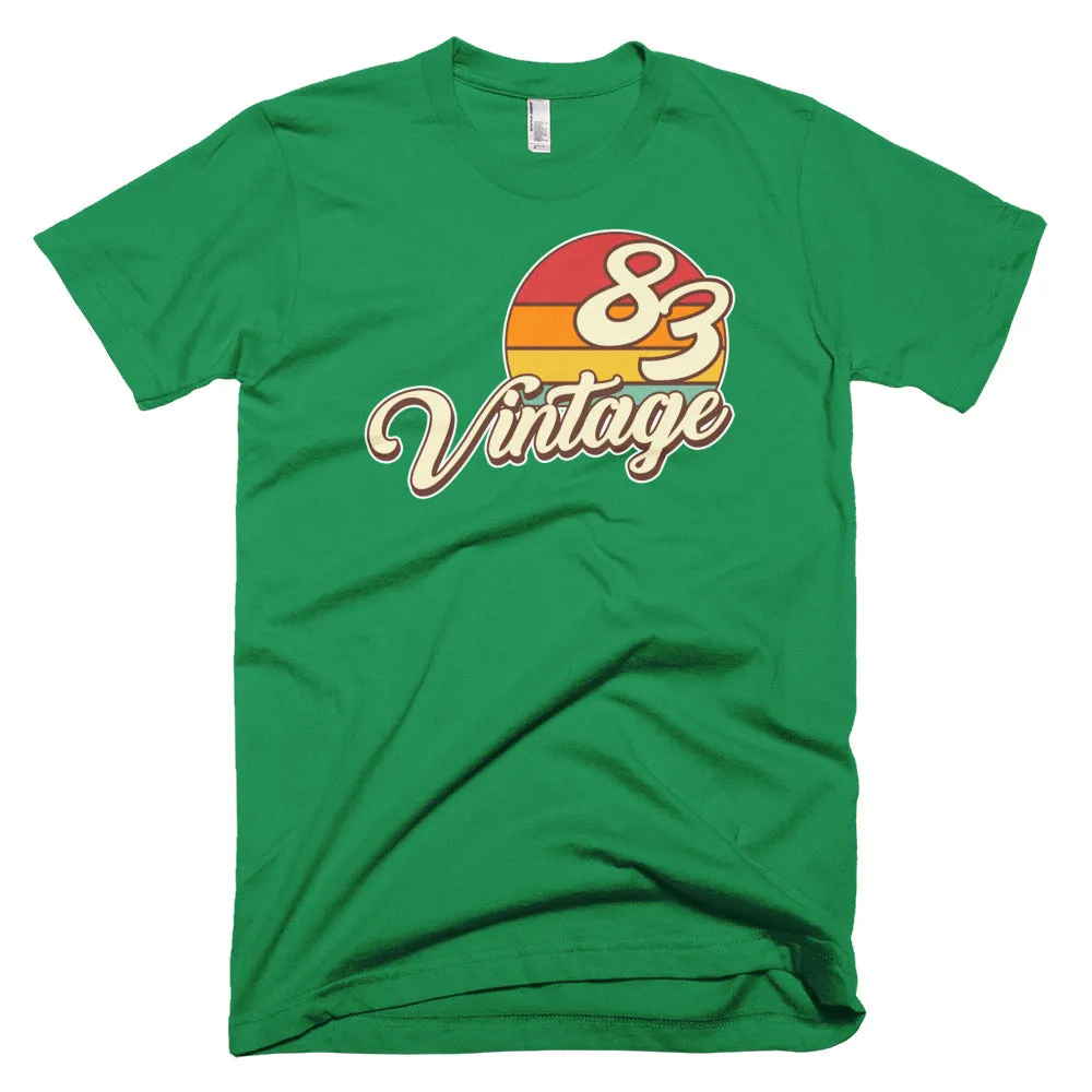 Vintage 1983 Retro Birthday Short-Sleeve T-Shirt