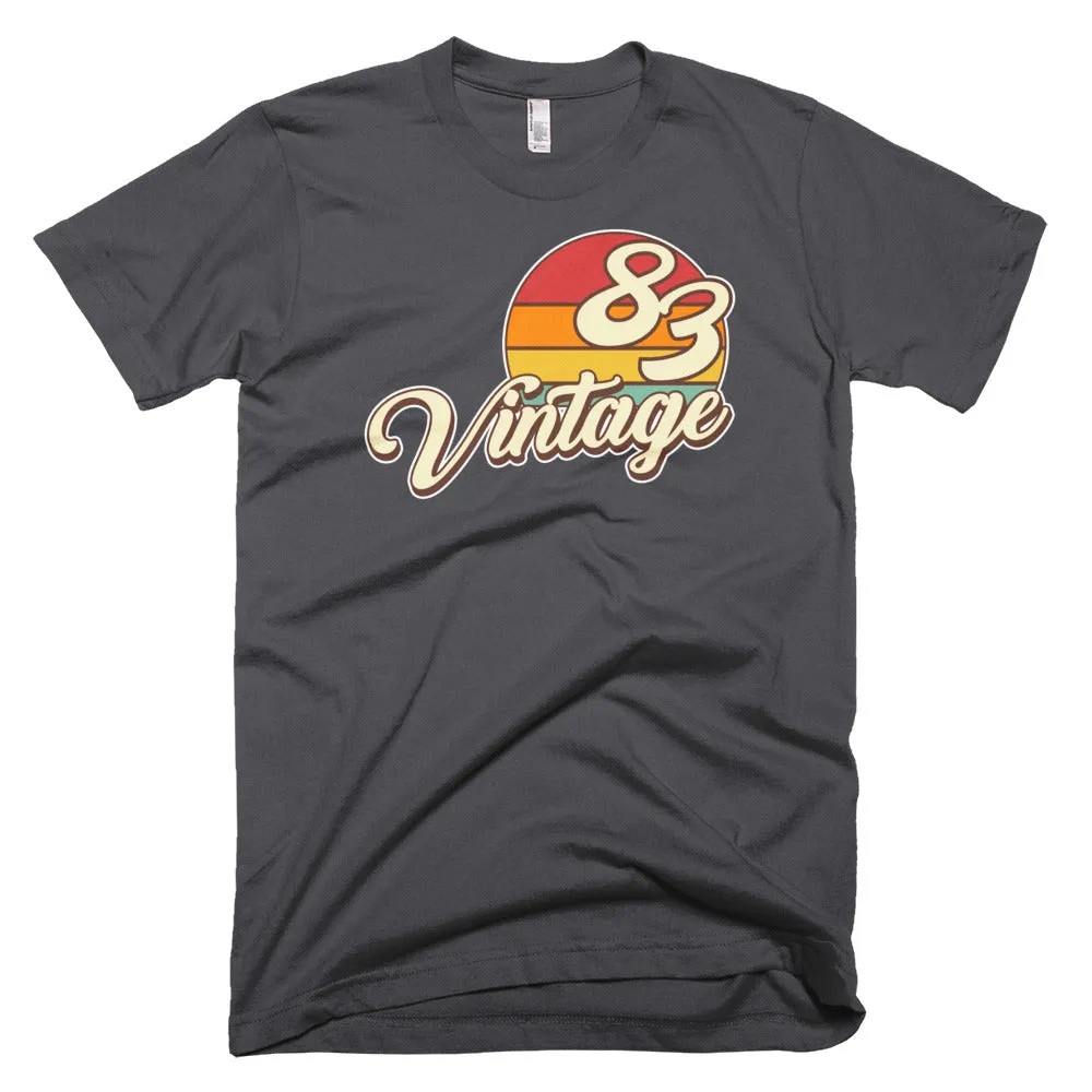 Vintage 1983 Retro Birthday Short-Sleeve T-Shirt