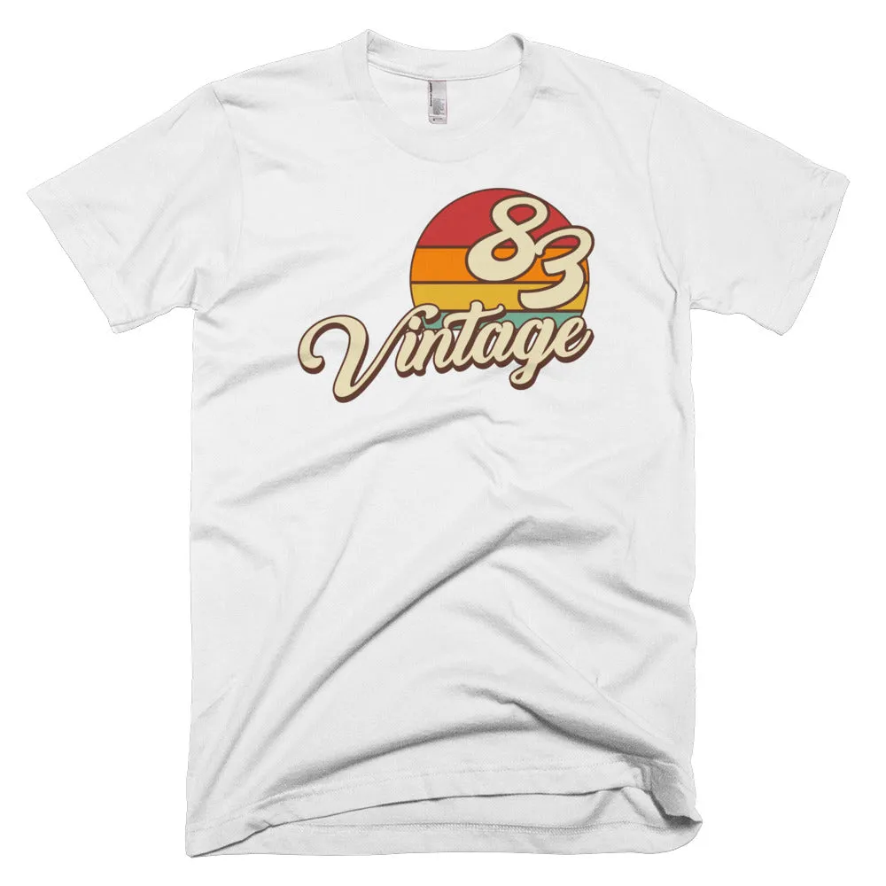 Vintage 1983 Retro Birthday Short-Sleeve T-Shirt