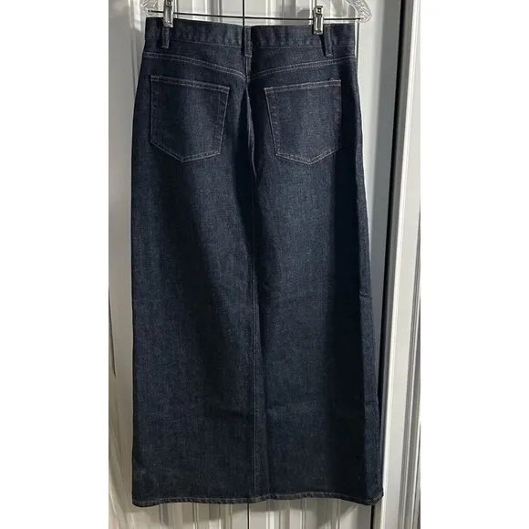 Vintage Gap Jeans Skirt Long Maxi Womens 8 Retro Y2k Stretch Classic Staple