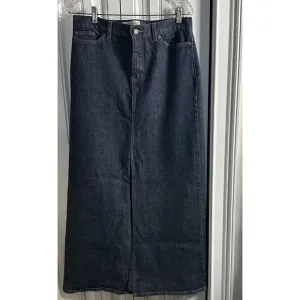 Vintage Gap Jeans Skirt Long Maxi Womens 8 Retro Y2k Stretch Classic Staple