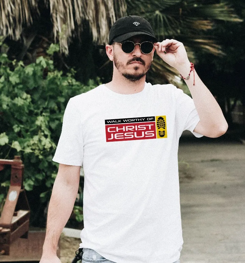 Walk Worthy of Christ Short Sleeve Christian T-Shirt