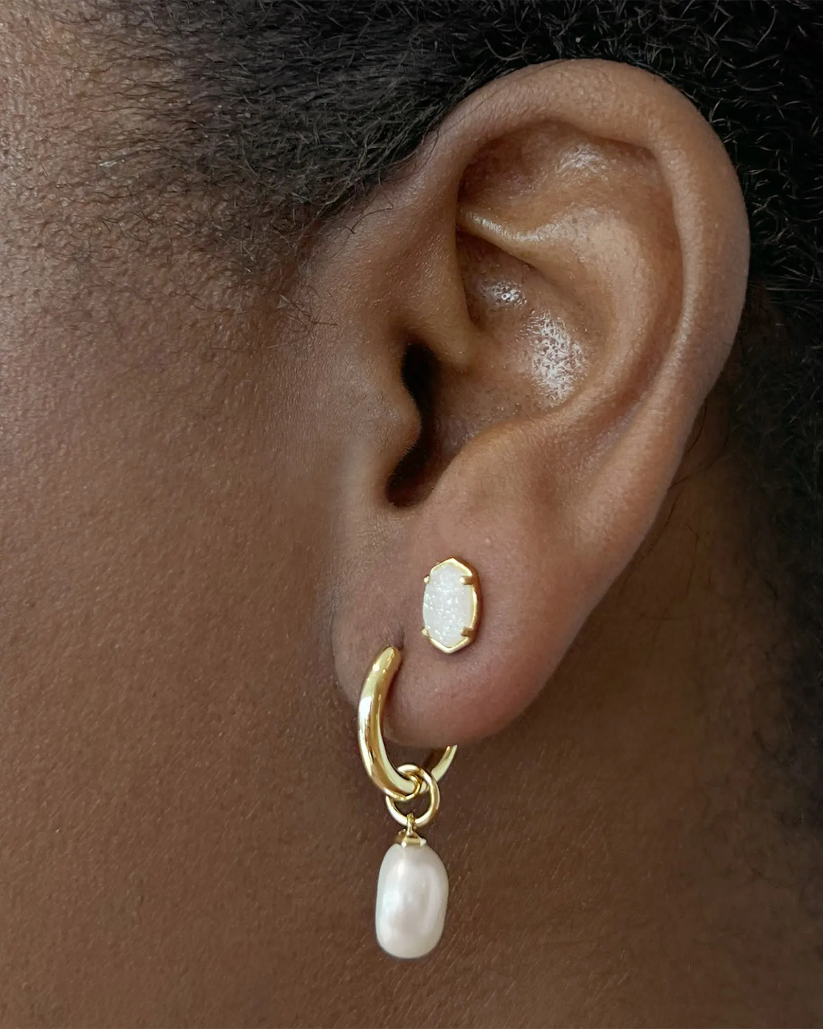 Willa Pearl Huggie Earring
