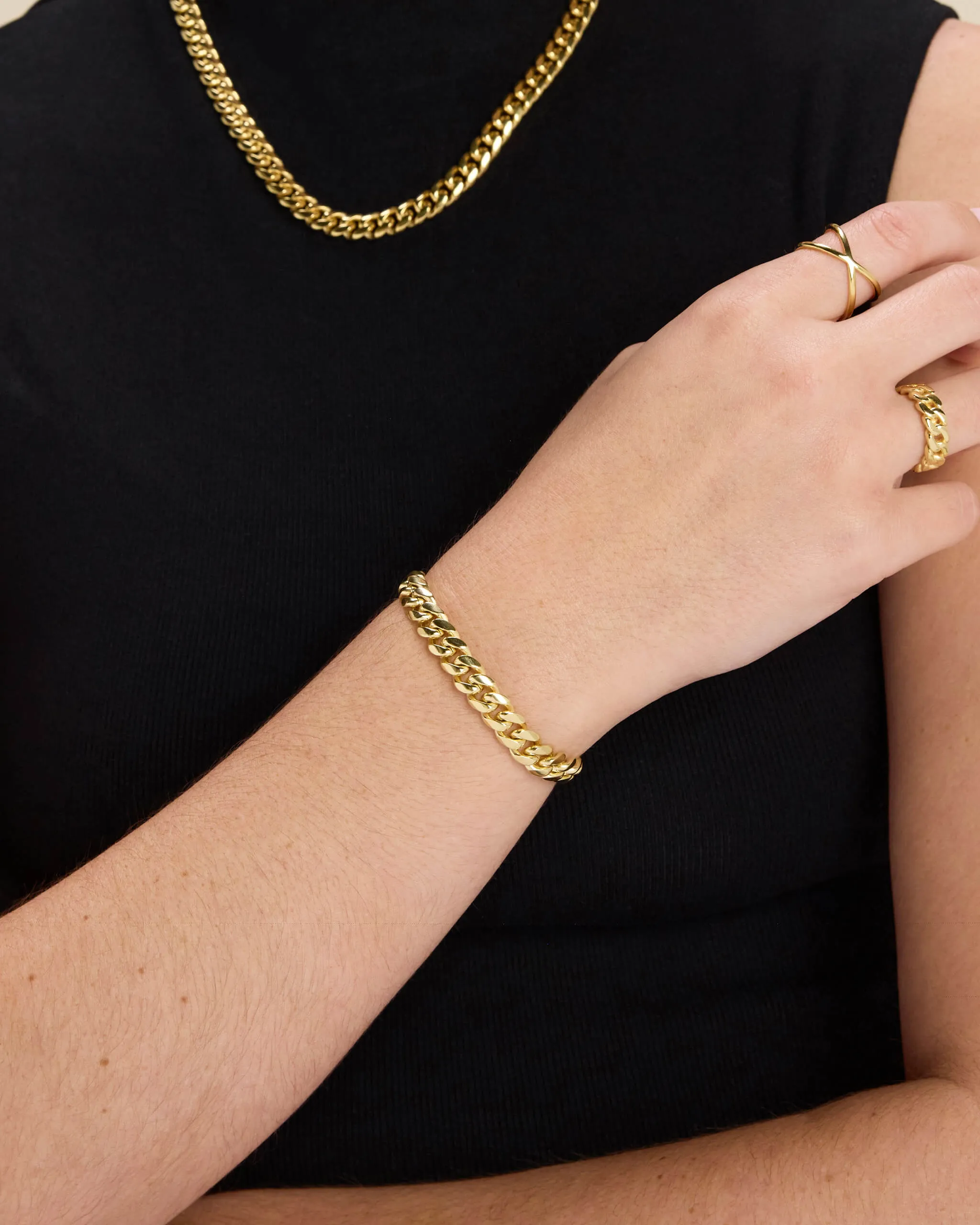 Women's Cuban Link Bracelet - 8mm
