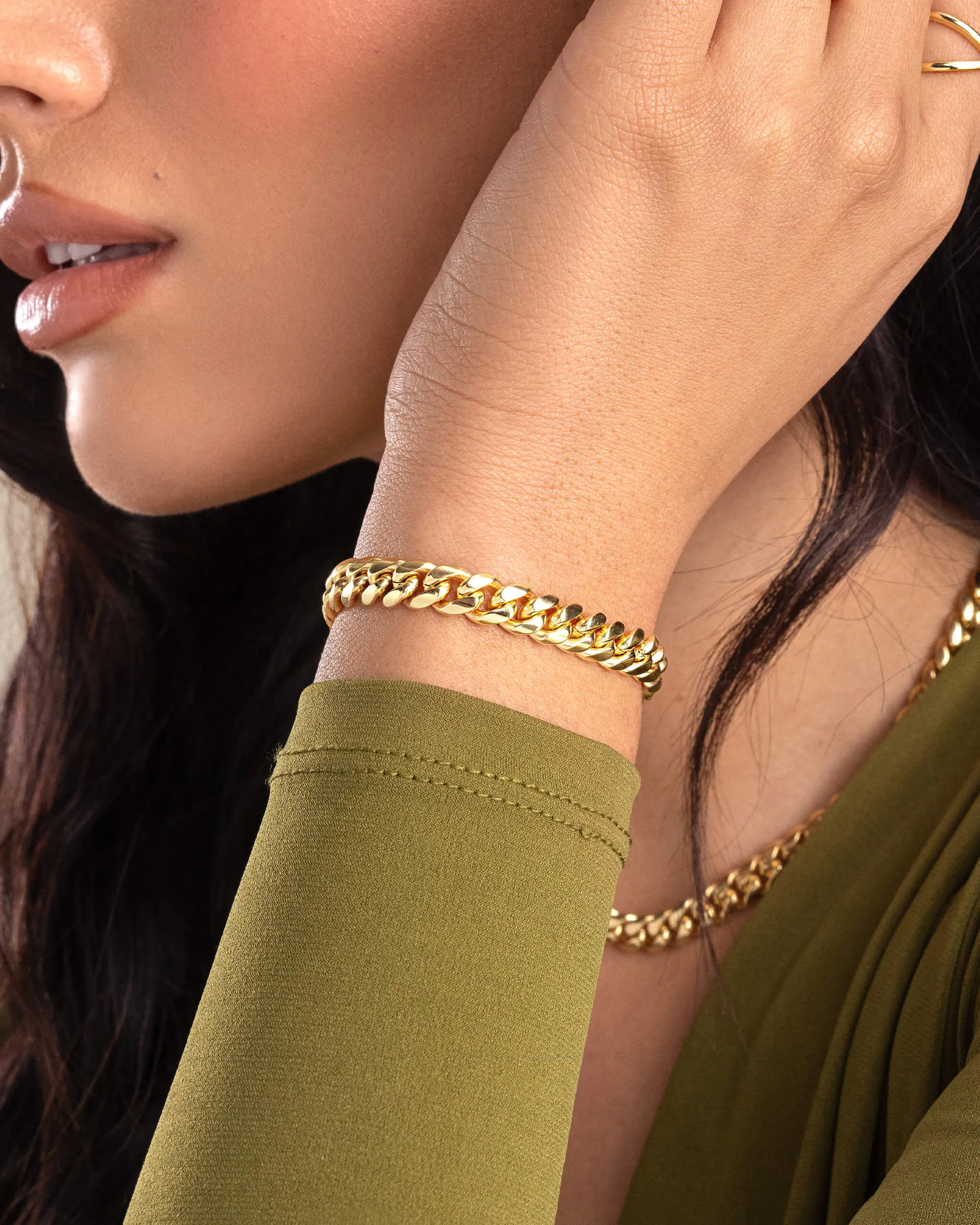 Women's Cuban Link Bracelet - 8mm