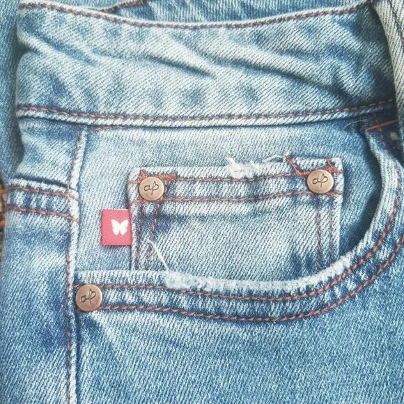 🤩Women's Wide Leg Stretch Jeans Size 5 Denim Medium Wash Mid rise 5 pockets New