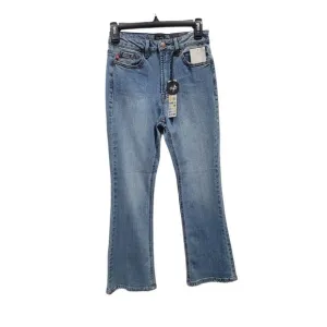 🤩Women's Wide Leg Stretch Jeans Size 5 Denim Medium Wash Mid rise 5 pockets New