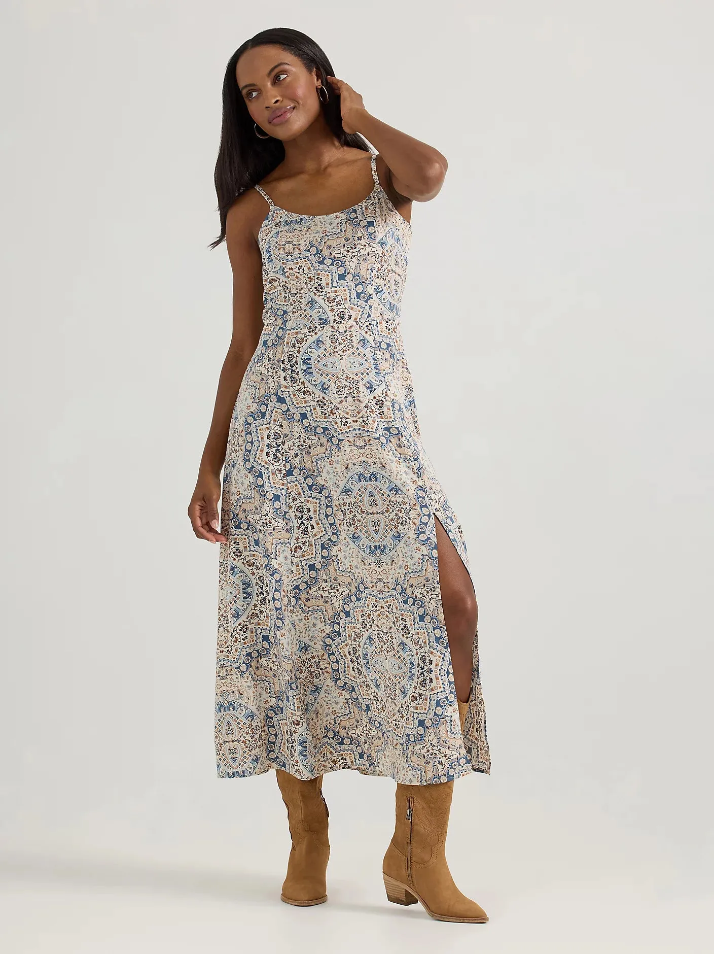 Women's Wrangler Western Tank Maxi Dress