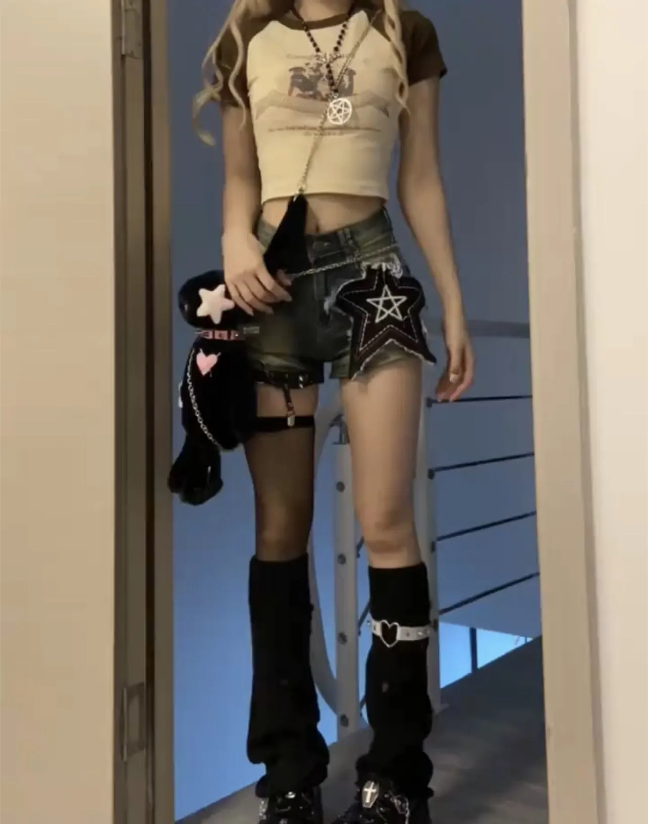 Y2k Retro Niche Denim Shorts UB98432